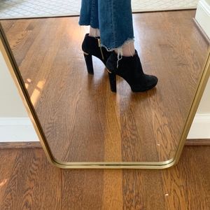 MICHAEL Michael Kors Haven Black Suede Booties